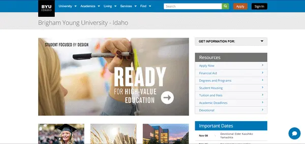 BYU-Idaho site